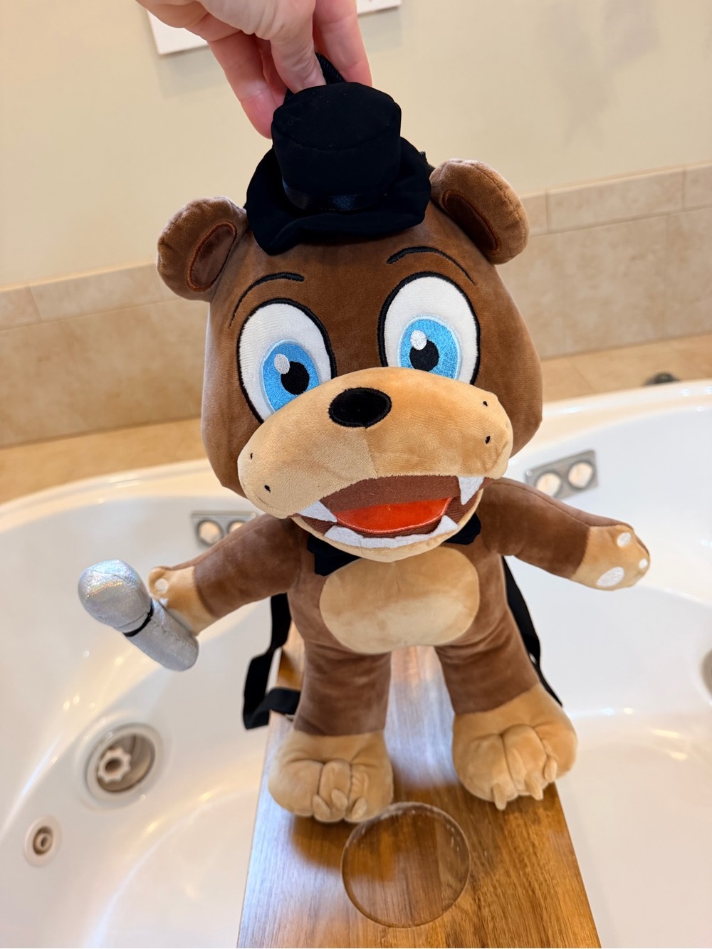 Five Nights at Freddy's Freddy Fazbear Plush Backpack - 18”